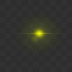 Yellow Streak Light Lens Flare Effect, Abstract, Light ...