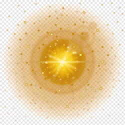 Background light Lens flare, Yellow fantasy background light ...