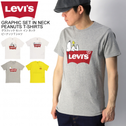 ★For a limited time! Product ★ Levi\'s (Levis) Levis Snoopy logo T-shirt  cut-and-sew peanut men gap Dis who is targeted for up to 20% of OFF coupons