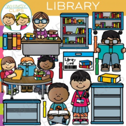 School Library Clip Art
