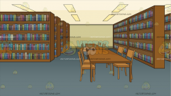 Library Room Clipart