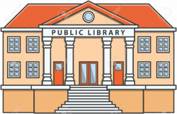 Library Building Clipart