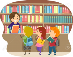 Clipart School Library