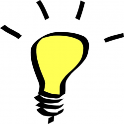 Light Bulb clip art Free vector in Open office drawing svg ...