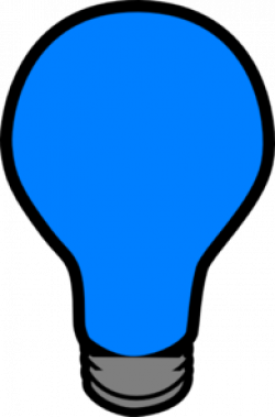Light Bulb Clipart Blue