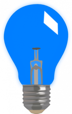 Free Blue Light Bulb Clip Art | Clipart Panda - Free Clipart ...