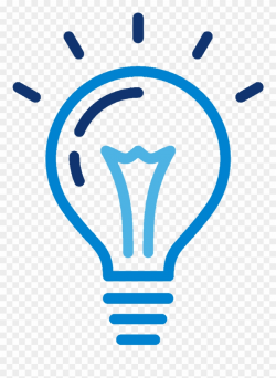 Light Bulb Icon Blue Clipart (#1171869) - PinClipart