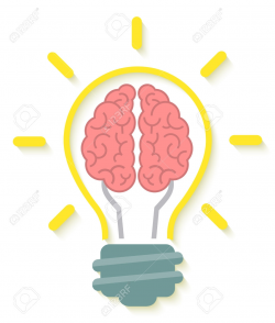 Lightbulb Brain Clipart