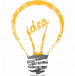 Royalty Free Clip Art Vector Sketched Idea Filament Light ...