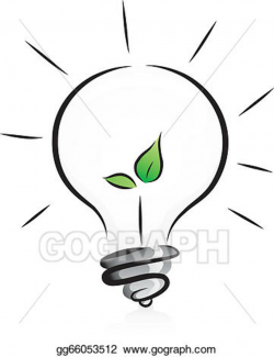 Vector Stock - Eco-friendly light bulb with seedling ...