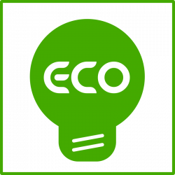 Free Clipart: Eco light bulb green icon | dominiquechappard