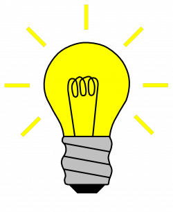 Thinking light bulb clipart - Clip Art Library