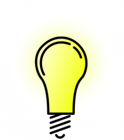 912 light bulb clip art image free | Public domain vectors