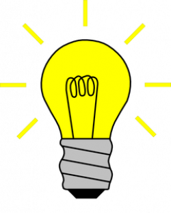 912 light bulb clip art image free | Public domain vectors