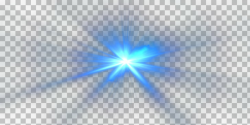 Light Desktop Glare, sun , blue burst of light PNG clipart ...