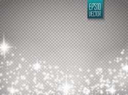 Glow special effect light, flare, star and burst. Isolated ...