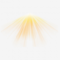 Golden Beam Light Effect Element, Gold, Beam, Rays PNG ...