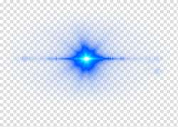 Blue light illustration, Deep Blue Lens Flare transparent ...