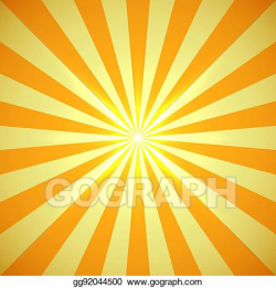 Vector Stock - Yellow sun burst with light flare in the ...