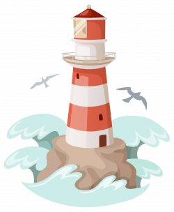 Lighthouse clip art aquatic clipart lighthouses clipartcow ...