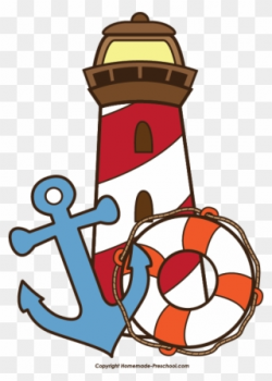 Cartoon Life Preserver Clipart - Nautical Lighthouse Clipart ...