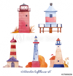 Lighthouse Clipart watercolor 10 - 477 X 500 Free Clip Art ...