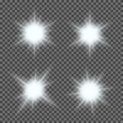 Vector of Vector set of glowing light - ID:49969346 ...