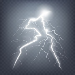 Lightning Flash Glowing Light Effects Vector Set, Lightning ...