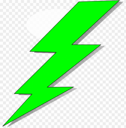 green lightning bolt PNG image with transparent background ...