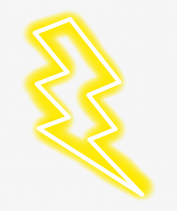 Neon Yellow White Lightning - Lightning Neon Png - 1024x1024 ...