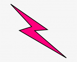 Pink Bolt Clip Art - Light Pink Lightning Bolt - Free ...