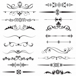 Page divider clipart,Text Divider Clipart,Decorative Dividers ...