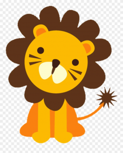 Baby Lion Clipart Baface 71 With Clipart Ba Shower - Big And Small ...