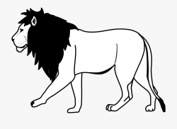 Lion Black And White Lion Clipart Black And White - Lion In ...