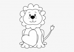 Lion Black And White Baby Lion Clipart Black And White ...