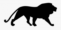Easy Vector Lion Clipart - Lion Silhouette Clipart #9986 ...