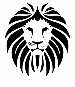 Circus Lion Png Black And White - Lion Face Clip Art ...