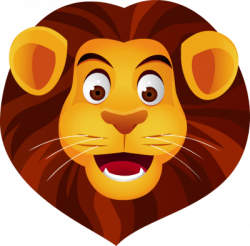Lion Face Clipart transparent PNG - StickPNG