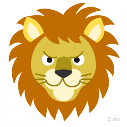 Lion Face Clipart Free Picture｜Illustoon