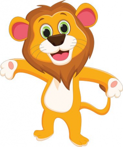 Happy Lion Cartoon premium clipart - ClipartLogo.com