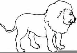 Lion Clipart Outline | Free Images at Clker.com - vector clip art ...