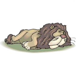 Lion Sleeping clipart, cliparts of Lion Sleeping free download (wmf ...