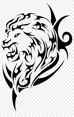 Tribal Clipart Lion Tribal Lion Head Tattoo Designs Free - Best Tattoo