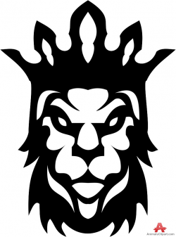 Tribal Lion Face Tattoo Design | Clipart Panda - Free Clipart Images