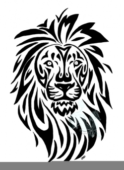 Tribal Lion Clipart | Free Images at Clker.com - vector clip art ...