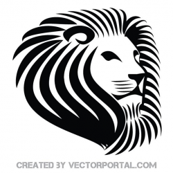 LION STENCIL VECTOR ART - Free vector image in AI and EPS format.
