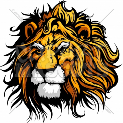 Lion clipart clipart vector graphic image #1253