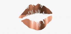 Lips - Rose Gold Instagram Background Transparent PNG ...