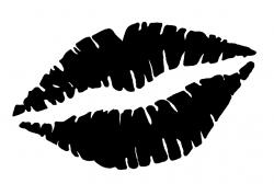 Lips clipart black and white Awesome Kiss clipart black and white ...