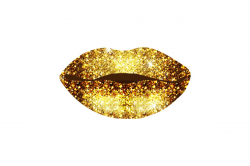 Golden lips